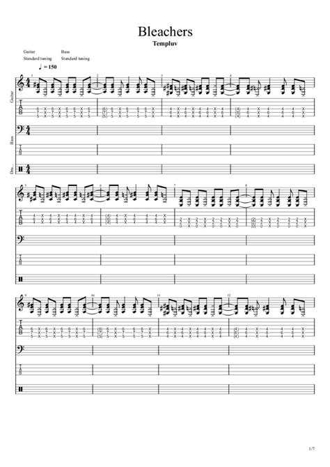 Bleachers Chords & Tabs for Guitar, Ukulele ...